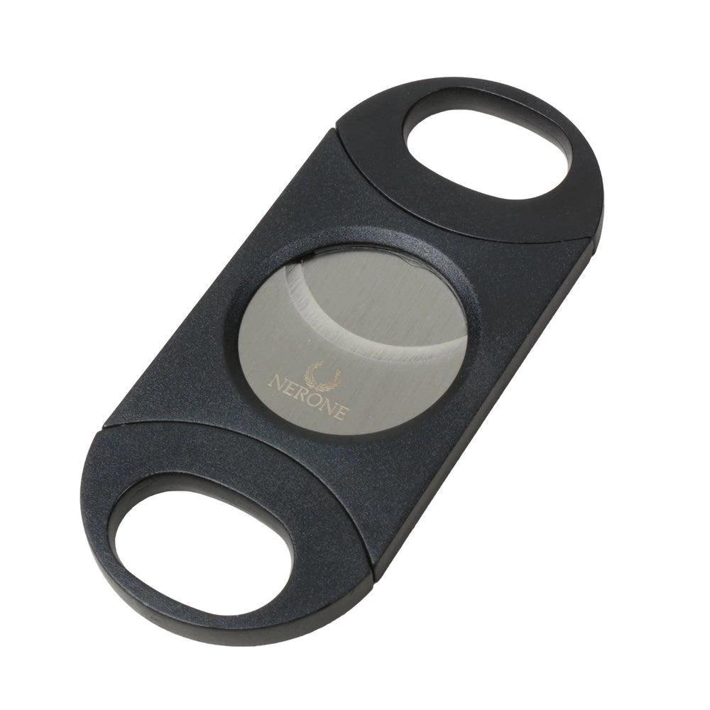 Cortador de Charutos Nerone R80 Lâmina Dupla Plástico Preto