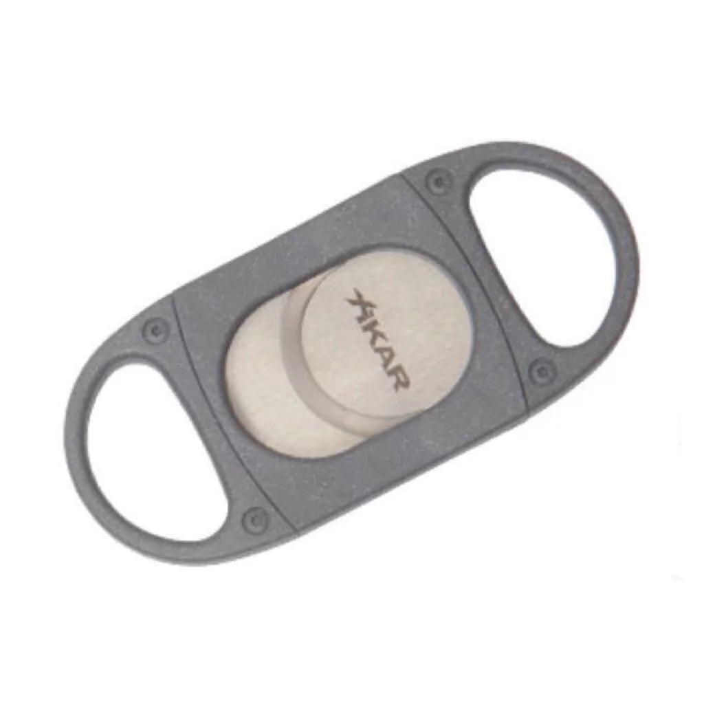Cortador Xikar Charutos X8 lâmina dupla resina silver