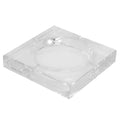 Cinzeiro para 4 Charutos Nerone Square 20x20cm em Cristal K9