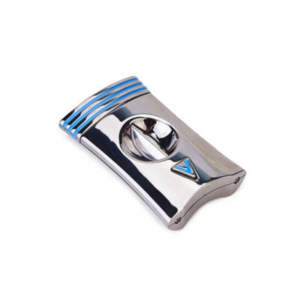 Cortador De Charuto Premium (Metal) Hit V Type Silver