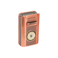 Isqueiro Perdomo Table Quad Flame Torch Gold Rose