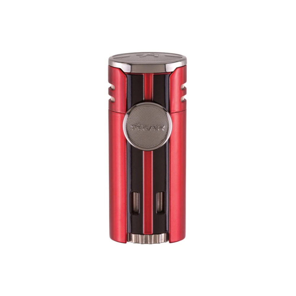 Isqueiro Xikar Hp4 Diamond Quad Flame Jet Red