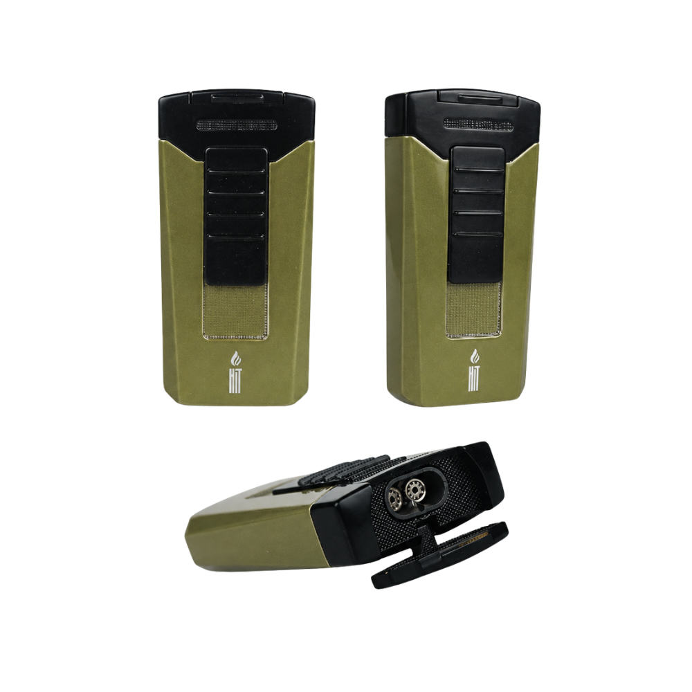 Acendedor Premium (Metal) Hit Vulcan Military Green