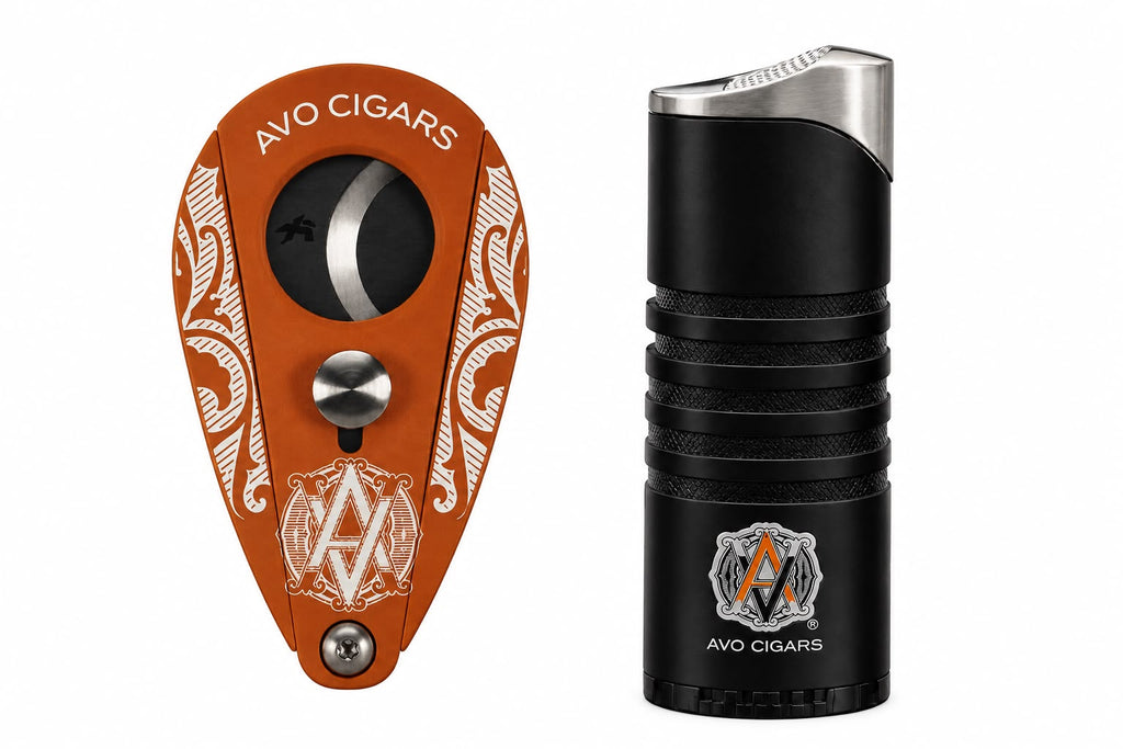 KIT Cortador de Charutos Xikar Xi2 Avo Ed. Especial + Isqueiro Xikar Avo Ellipse