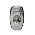 Cortador Charutos Xikar Flip Dual Metal Cromo Escovado
